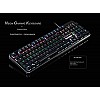 Cosmic Byte CB-GK-13 Neon Rainbow Backlit Mechanical Keyboard with Brown Outemu Switch Black