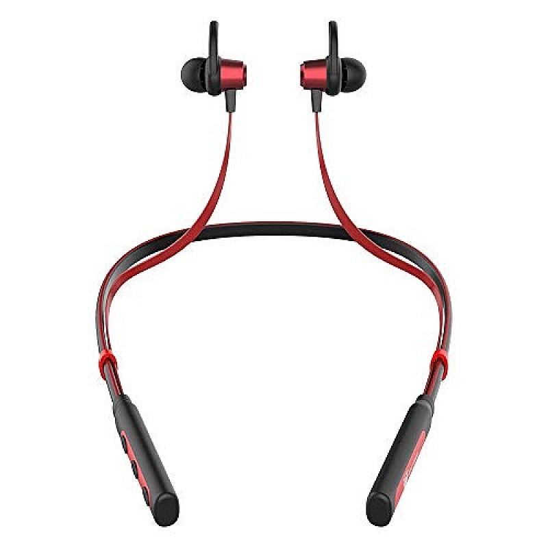 Ant Audio Wave Sports 515 Neckband Bluetooth Headset with Mic Upto 12hrs Playtime - (Red Black)