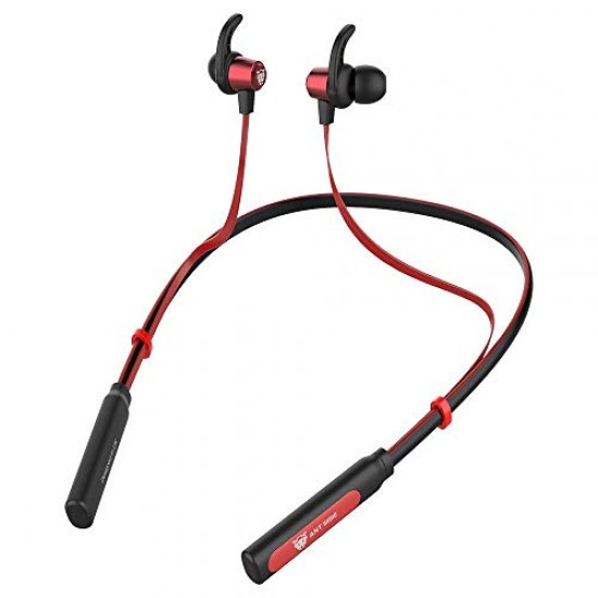 Ant Audio Wave Sports 515 Neckband Bluetooth Headset with Mic Upto 12hrs Playtime - (Red Black)