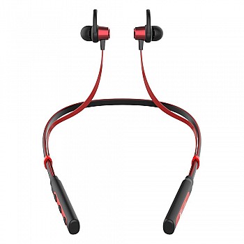 Ant Audio Wave Sports 515 Neckband Bluetooth Headset with Mic Upto 12hrs Playtime - (Red Black)