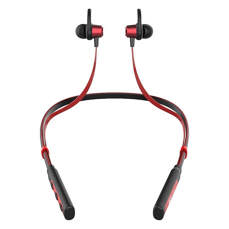 Ant Audio Wave Sports 515 Neckband Bluetooth Headset with Mic Upto 12hrs Playtime - (Red Black)