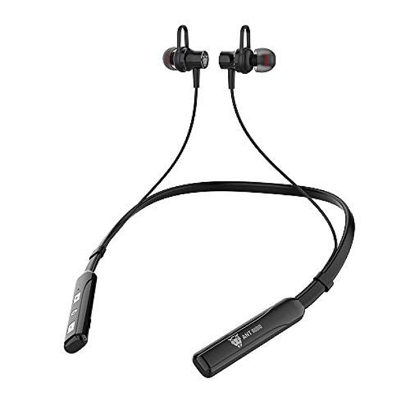 Ant Audio Wave Sports 550 Neckband Bluetooth Headset with Mic  (Black, in The Ear)