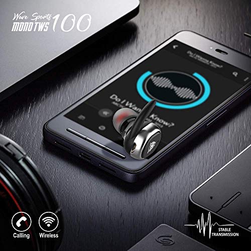 ANT AUDIO Mono 100 Bluetooth Truly Wireless in Ear Earbuds with Mic Black ANT AUDIO Mono 100 Bluetooth Truly Wireless in Ear Earbuds with Mic Black