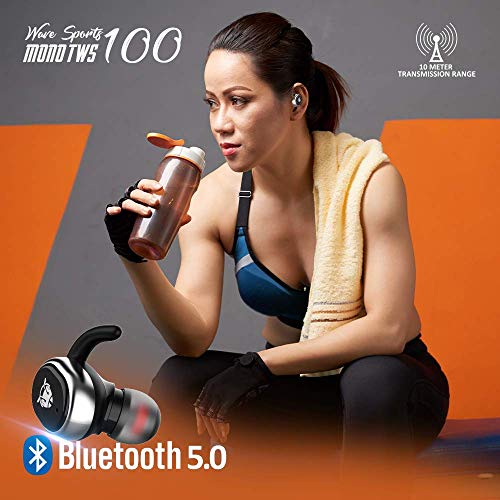 ANT AUDIO Mono 100 Bluetooth Truly Wireless in Ear Earbuds with Mic Black ANT AUDIO Mono 100 Bluetooth Truly Wireless in Ear Earbuds with Mic Black