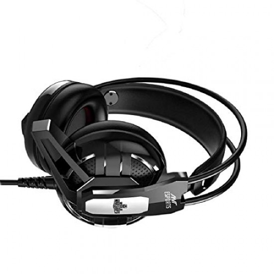 Ant Esports H520W Gaming Headset for PC PS4 Xbox One Black