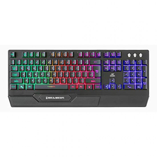 Ant Esports KM500W Gaming Backlit Keyboard and Mouse Combo, LED Wired Gaming Keyboard