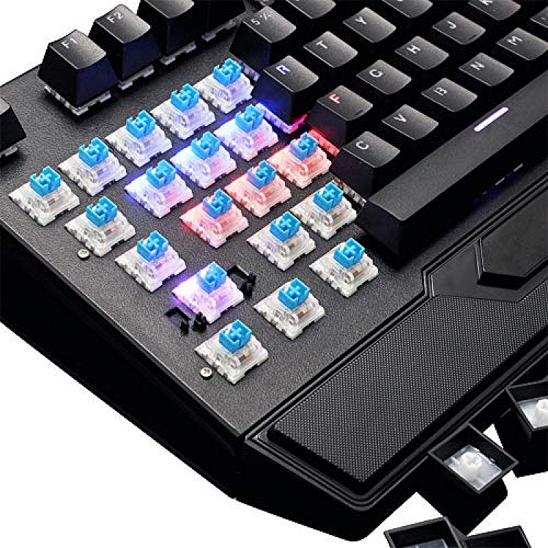 Ant Esports KM500W Gaming Backlit Keyboard and Mouse Combo, LED Wired Gaming Keyboard