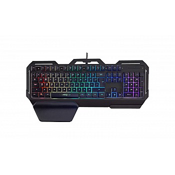 Cosmic Byte Cb-Gk-17 Galactic Wired Gaming Keyboard With Aluminium Body 7 Color RGB Backlit With Effects