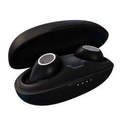XEMPT Bazzpod Bean Truly Wireless Bluetooth in Ear Earbuds with Mic Matte Black