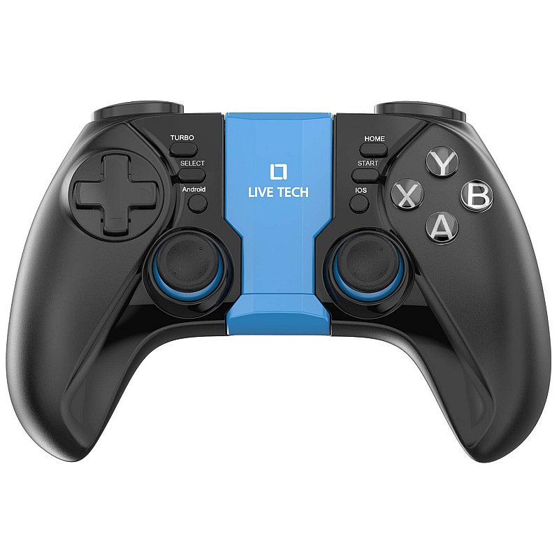 Live Tech GPW01 Wireless Gamepad for Smartphones, Android TV | Compatible Game Pad for PUBG & Does not support PC(Blue)