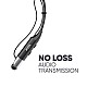 Mivi Collar Wireless Bluetooth 5.0 Neckband Earphones - Black