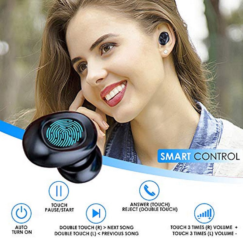 FreeSolo X1 in-Ear True Wireless Bluetooth Earbuds for Stereo Music with Microphone