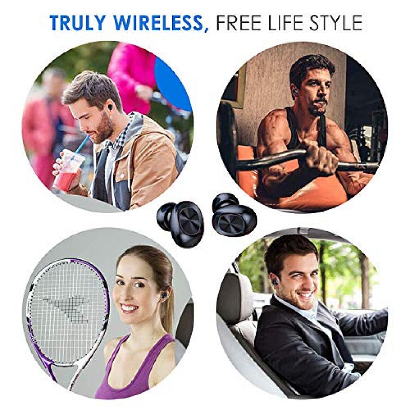 FreeSolo X1 in-Ear True Wireless Bluetooth Earbuds for Stereo Music with Microphone