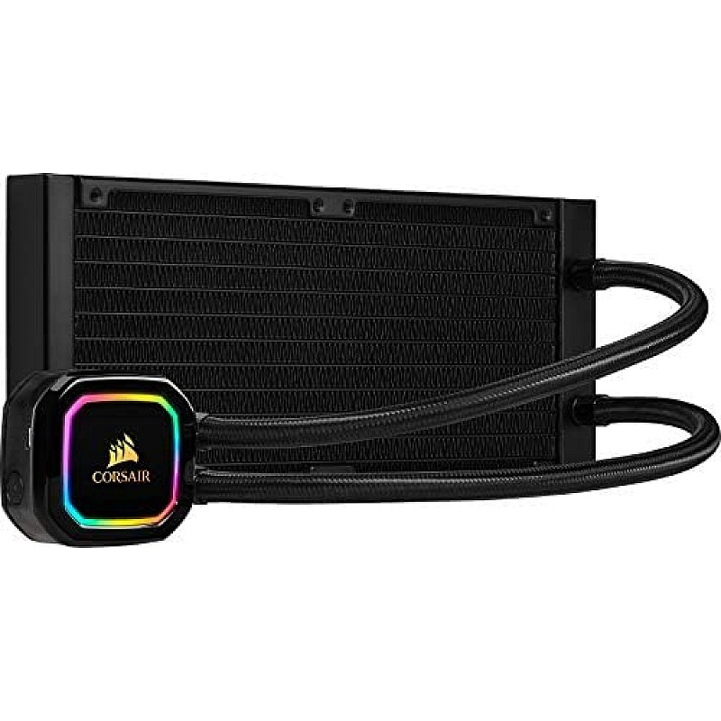 Corsair iCUE H115i RGB Pro XT, 280mm Radiator, Dual 140mm PWM Fans, Software Control, Liquid CPU Cooler 