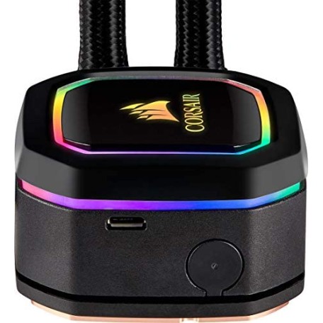 Corsair iCUE H115i RGB Pro XT, 280mm Radiator, Dual 140mm PWM Fans, Software Control, Liquid CPU Cooler- Corsair iCUE H115i RGB Pro XT, 280mm Radiator, Dual 140mm PWM Fans, Software Control, Liquid CPU Cooler-