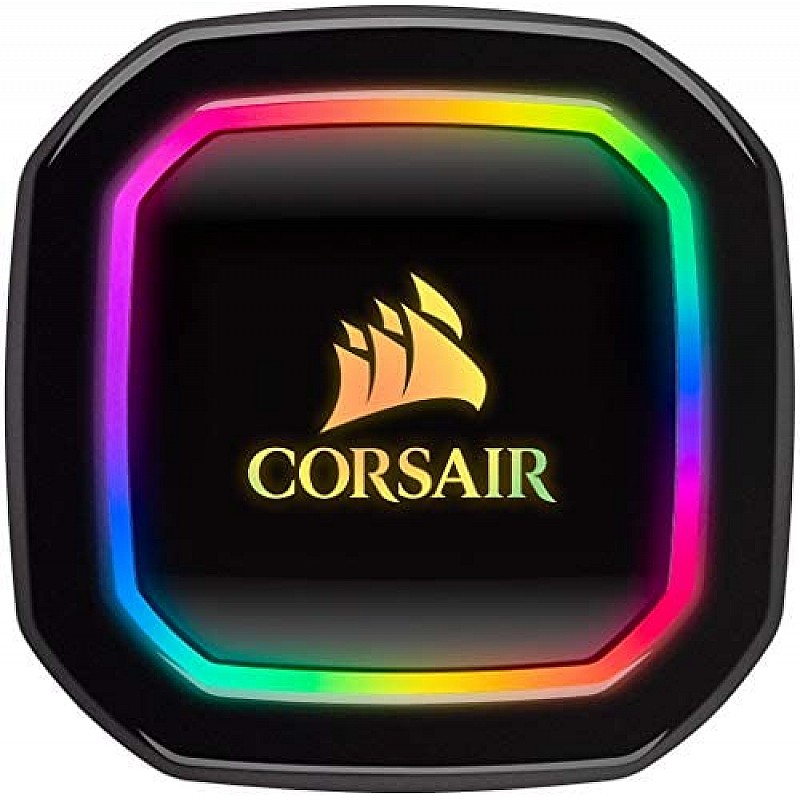 Corsair iCUE H115i RGB Pro XT, 280mm Radiator, Dual 140mm PWM Fans, Software Control, Liquid CPU Cooler 