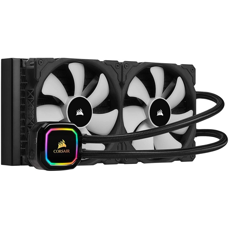 Corsair iCUE H115i RGB Pro XT, 280mm Radiator, Dual 140mm PWM Fans, Software Control, Liquid CPU Cooler- Corsair iCUE H115i RGB Pro XT, 280mm Radiator, Dual 140mm PWM Fans, Software Control, Liquid CPU Cooler-