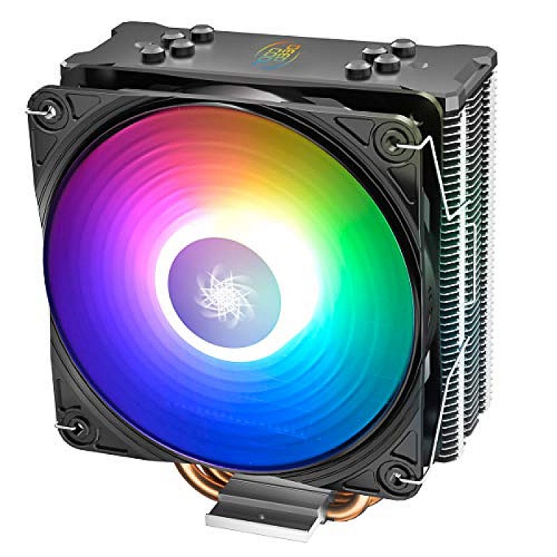 DEEPCOOL GAMMAXX GTE V2 CPU Air Cooler with 120mm RGB Fan for Intel LGA1200/1151/1150/1155/1366 and AMD AM4/AM3+/AM3/AM2+/AM2/FM2+/FM2/FM1