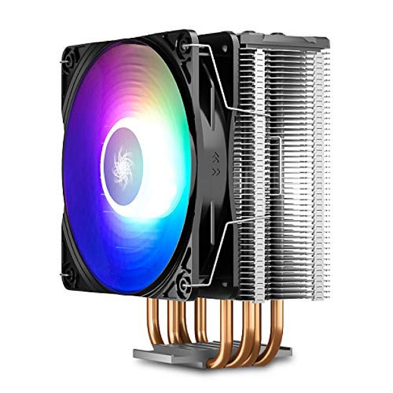 DEEPCOOL GAMMAXX GTE V2 CPU Air Cooler with 120mm RGB Fan for Intel LGA1200/1151/1150/1155/1366 and AMD AM4/AM3+/AM3/AM2+/AM2/FM2+/FM2/FM1