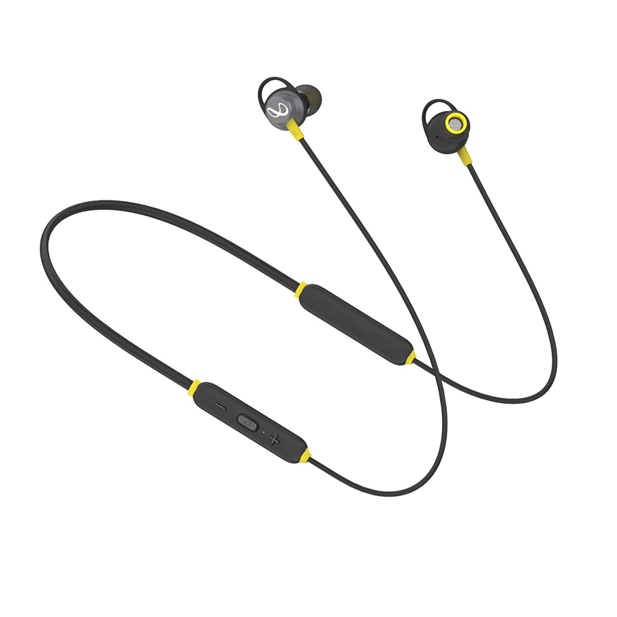 Infinity (JBL) Glide 120 Metal in-Ear Wireless Flex Neckband with Bluetooth 5.0 and IPX5 Sweatproof (Black and Yellow) Infinity (JBL) Glide 120 Metal in-Ear Wireless Flex Neckband with Bluetooth 5.0 and IPX5 Sweatproof (Black and Yellow)