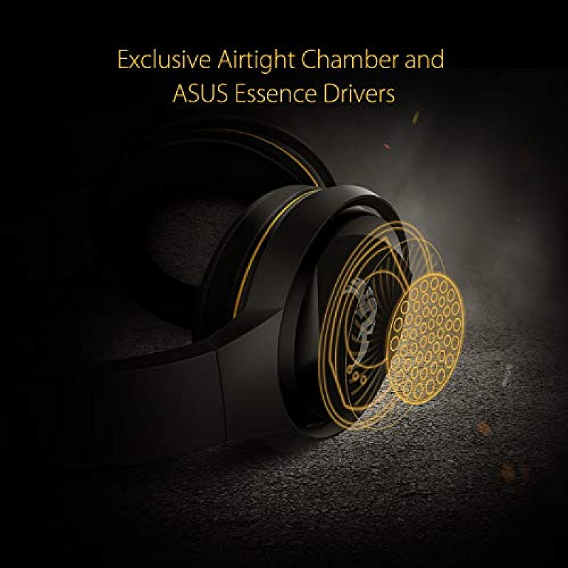 ASUS TUF Gaming Wired Over Ear Headphones with Mic (Black)