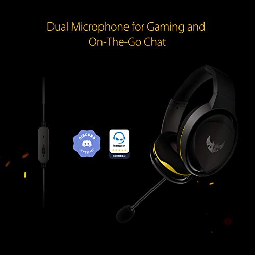 ASUS TUF Gaming Wired Over Ear Headphones with Mic (Black) ASUS TUF Gaming Wired Over Ear Headphones with Mic (Black)
