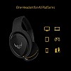 ASUS TUF Gaming Wired Over Ear Headphones with Mic (Black)