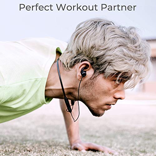 Ambrane Bluetooth Wireless Earphones with High Bass Stereo Sound (ANB-33, Black) Ambrane Bluetooth Wireless Earphones with High Bass Stereo Sound (ANB-33, Black)