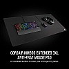 CORSAIR MM500 Premium Anti-Fray Cloth Gaming Mouse Pad - Extended 3XL