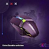 Redgear A-10 Wired Gaming Mouse with RGB LED Lightweight and Durable Design Black