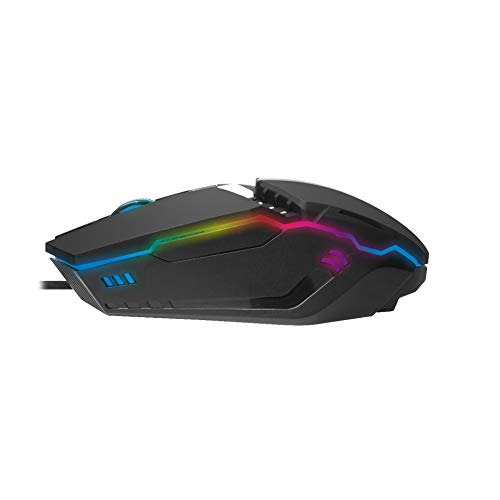 Redgear A-10 Wired Gaming Mouse with RGB LED Lightweight and Durable Design Black Redgear A-10 Wired Gaming Mouse with RGB LED Lightweight and Durable Design Black