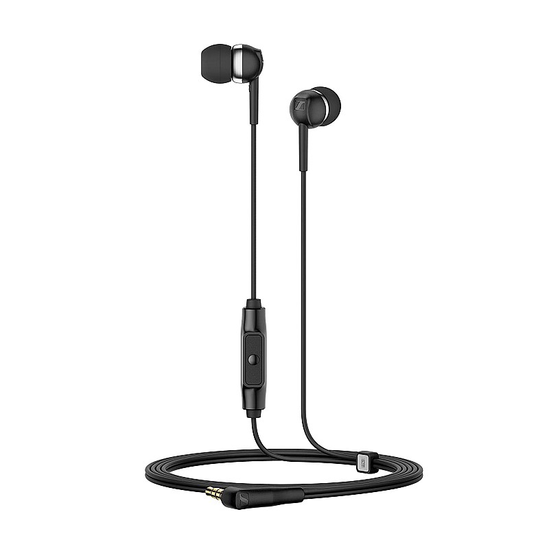 Sennheiser CX 80s in Ear Earphone with Mic Black