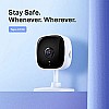 TP-Link Tapo C100 1080p Full HD Indoor WiFi Security Camera| Night Vision Intruder Alert  Works with Alexa and Google, White