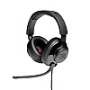 JBL Quantum 200 Wired Over-Ear Gaming Headset with Flip-up Mic (Black)