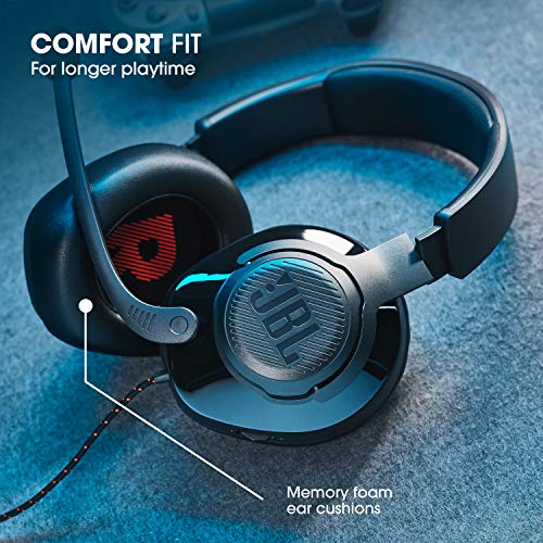 JBL Quantum 200 Wired Over-Ear Gaming Headset with Flip-up Mic (Black) JBL Quantum 200 Wired Over-Ear Gaming Headset with Flip-up Mic (Black)