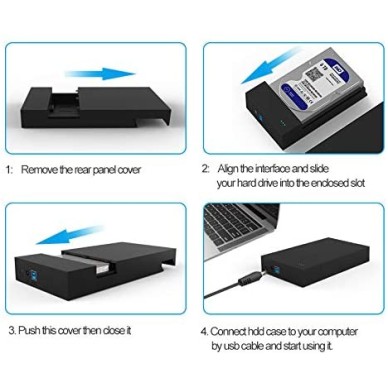 Live Tech 3.5/2.5 Inch SATA to USB 2.0 External Hard Drive Case for Laptop/Desktop/SSD HD (Hard Disk Not Included) (HDC05 USB 2.0) Live Tech 3.5/2.5 Inch SATA to USB 2.0 External Hard Drive Case for Laptop/Desktop/SSD HD (Hard Disk Not Included) (HDC05 USB 2.0)
