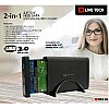 Live Tech 3.5/2.5 Inch SATA to USB 2.0 External Hard Drive Case for Laptop/Desktop/SSD HD (Hard Disk Not Included) (HDC05 USB 2.0)