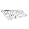 Logitech K380 Wireless Multi-Device Bluetooth Keyboard for Windows, Apple iOS, Android or Chrome (Off White)