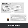 Logitech K380 Wireless Multi-Device Bluetooth Keyboard for Windows, Apple iOS, Android or Chrome (Off White)