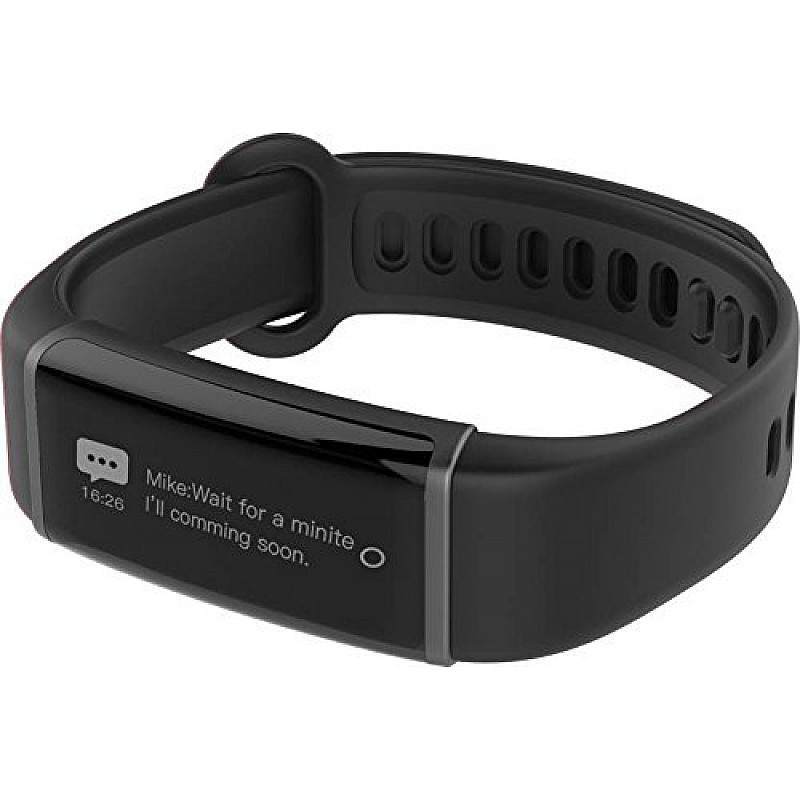 Lenovo HX03 Smart Band - Black, Silicone (Compatible with Android and iOS devices_Water Resistant)