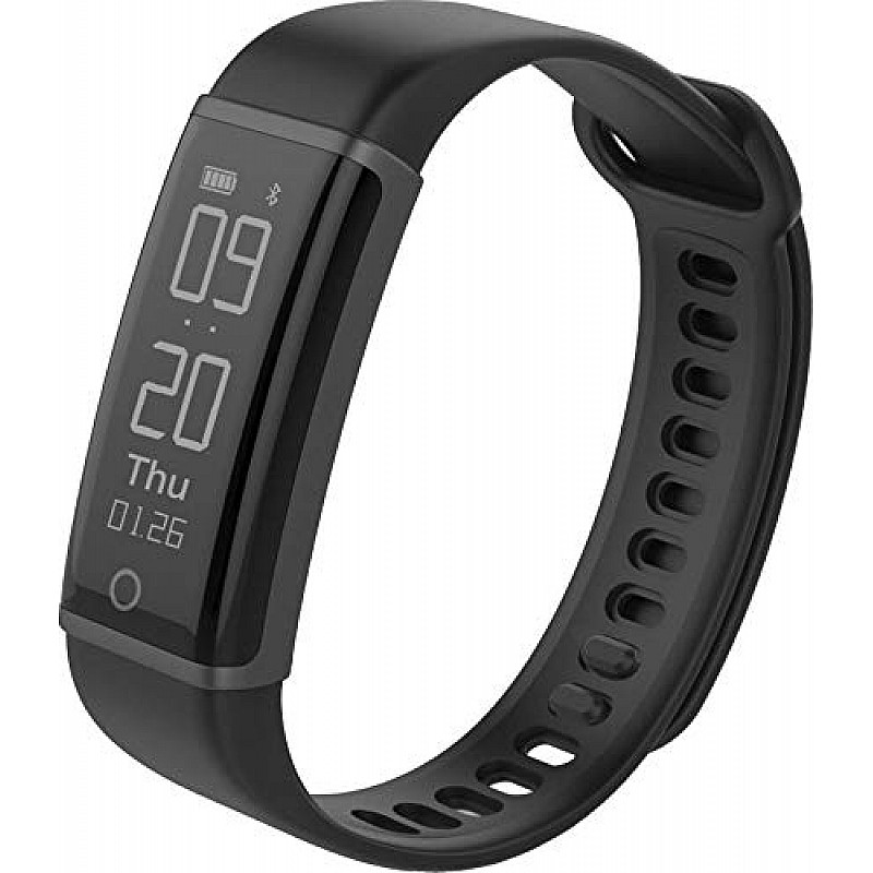 Lenovo HX03 Smart Band - Black, Silicone (Compatible with Android and iOS devices_Water Resistant)