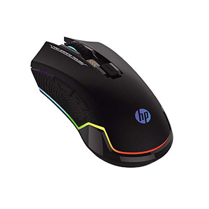 HP G360 RGB Backlighting USB Wired Gaming Mouse with 6 Programmable Buttons,G360 Gaming Mouse (4QM92AA)