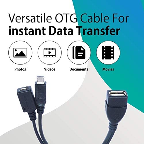 Terabyte Micro USB Male to 2.0 Female Host OTG Cable with Adapter and Power Y Splitter Terabyte Micro USB Male to 2.0 Female Host OTG Cable with Adapter and Power Y Splitter