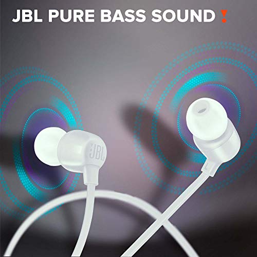 JBL Tune 165BT by Harman Wireless in Ear Neckband Headphone with Mic (White) JBL Tune 165BT by Harman Wireless in Ear Neckband Headphone with Mic (White)