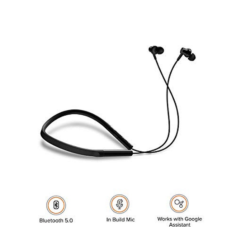 Mi Neckband Bluetooth Earphones with Dynamic Bass, Works with Voice Assistant, Bluetooth 5.0-