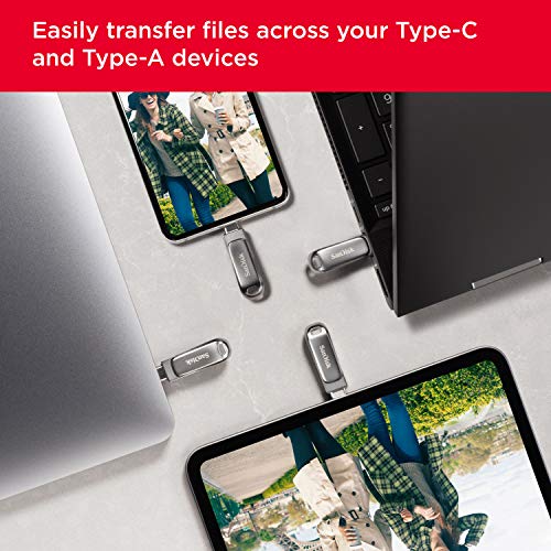 SanDisk Ultra Dual Drive Luxe Type C Flash Drive 128GB, 5Y - SDDDC4-128G-I35 SanDisk Ultra Dual Drive Luxe Type C Flash Drive 128GB, 5Y - SDDDC4-128G-I35