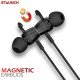 Staunch Flex 200 in Ear Bluetooth Wireless Earphone Neckband with Built in mic and immersive Sound (Black)