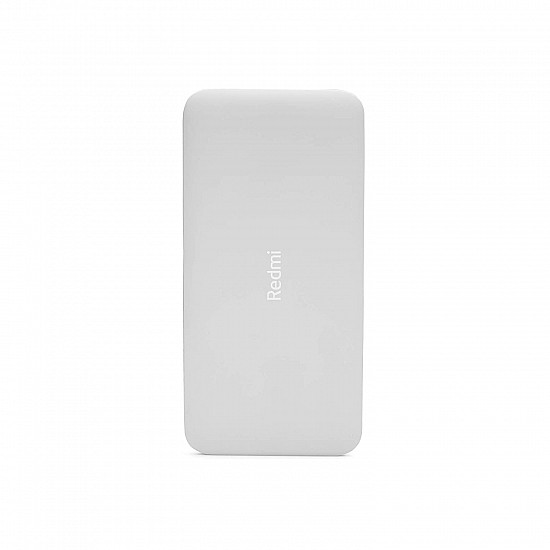 Redmi 10000mAh Lithium Polymer Power Bank with 10 Watt Fast Charging, (White)