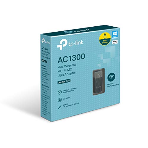 TP-LINK AC1300 Archer T3U Plus High Gain USB 3.0 Wi-Fi Dongle TP-LINK AC1300 Archer T3U Plus High Gain USB 3.0 Wi-Fi Dongle