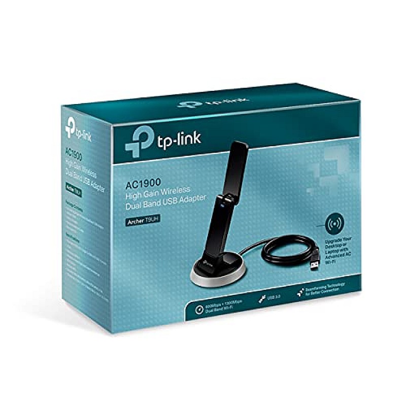 TP-LINK AC1300 Archer T3U Plus High Gain USB 3.0 Wi-Fi Dongle